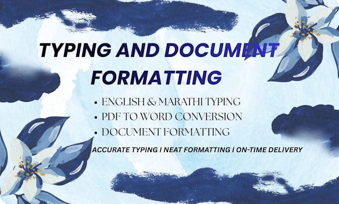do accurate english and marathi typing