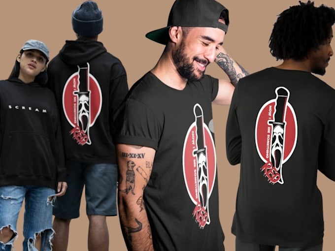 create custom graphic designs for merch