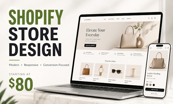 build a modern conversion focused shopify store