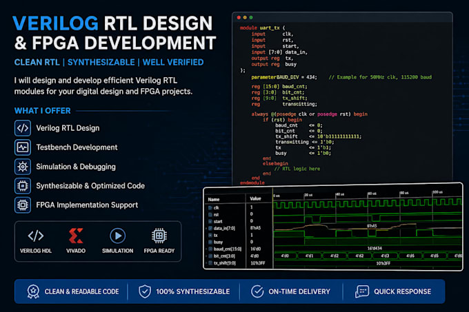 design synthesizable verilog rtl modules