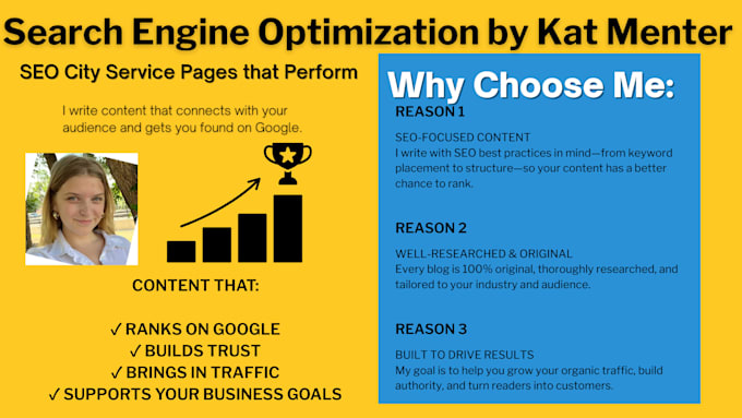 write local service area pages for SEO