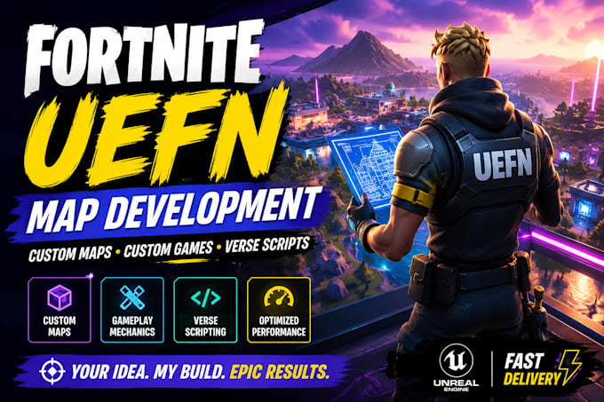 create custom fortnite uefn map and game with verse scripting