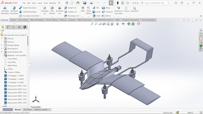 create 3d cad models in catia and solidworks