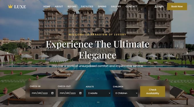 create a responsive frontend website