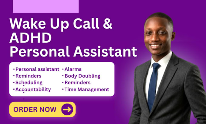 be your personal wake up call, adhd assistant