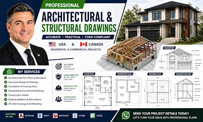 profesional structural and architectural engineering in canada and united states