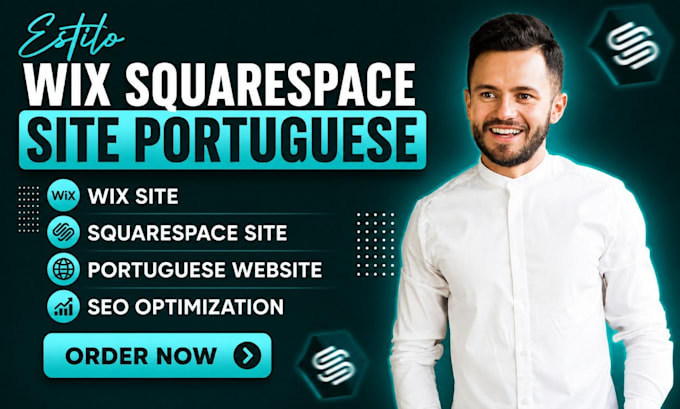 criar wix squarespace website portuguese website seo wix squarespace pagina web