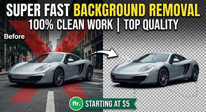 do professional background removal photo cutout