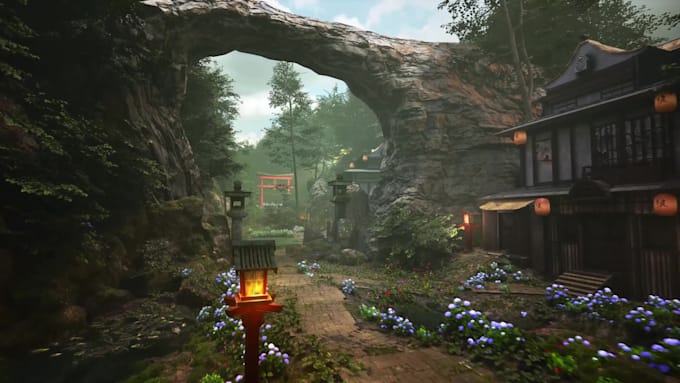 create 3d game environment, unreal engine environment, ue5 environment