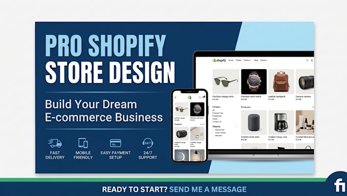 build a responsive shopify store or redesign shopify website