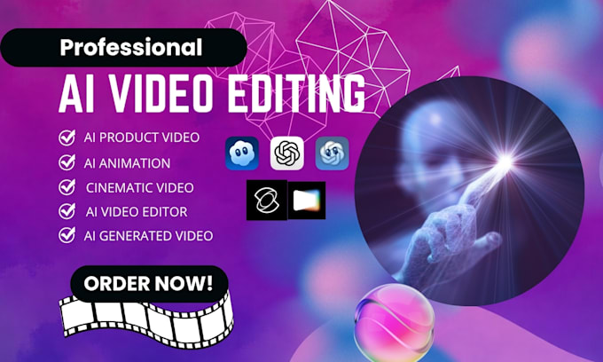 create ai video editing animation cinematic ai generated product video