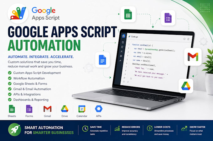build custom google apps script solutions
