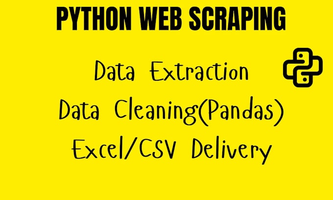 write a custom python script for web scraping and data cleaning