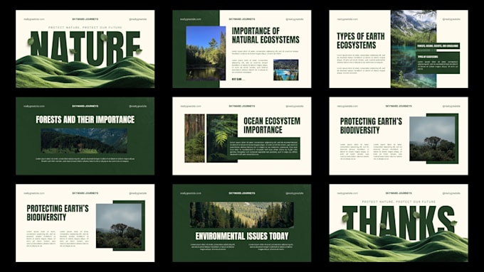 powerpoint and canva presentation design with animation