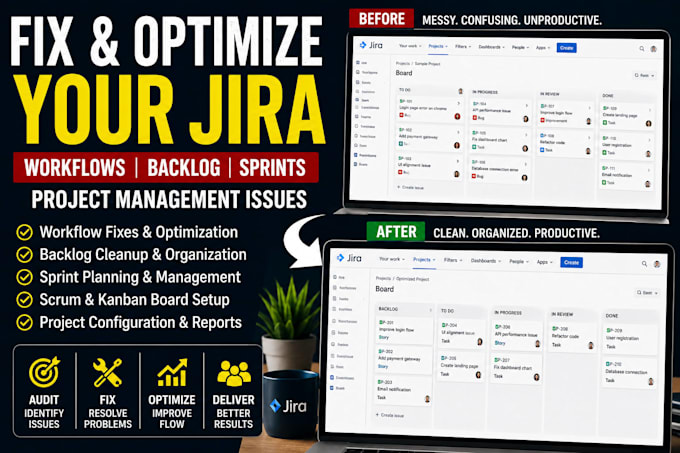 fix and optimize your jira workflows backlog sprints and agile projects