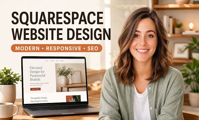 setup, design or redesign ready to sell squarespace website, squarespace store