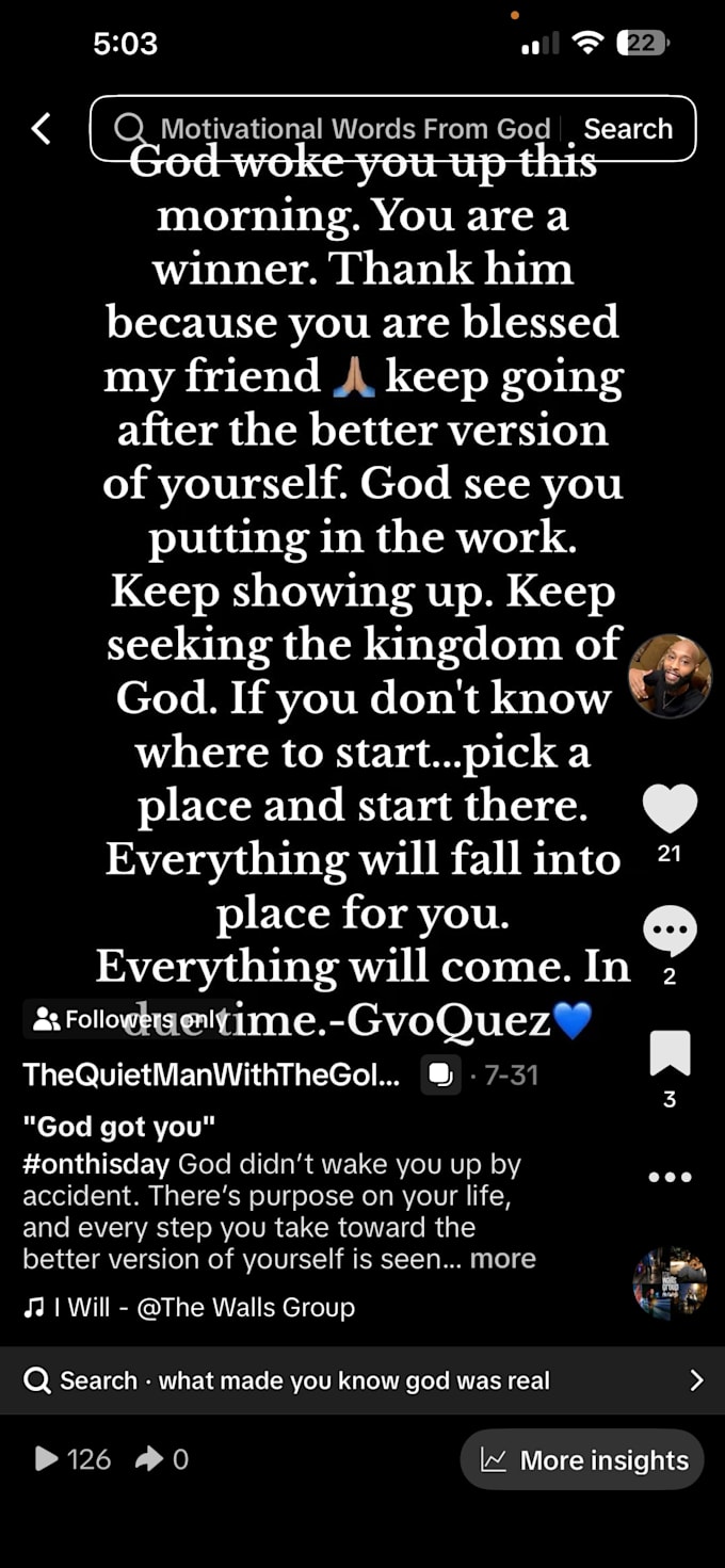 write about spirituality and purpose filled content