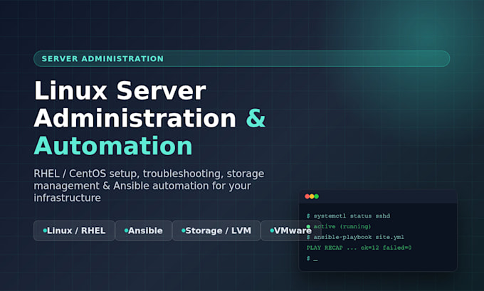 do linux server administration and system maintenance
