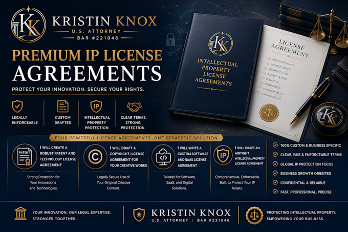 write a custom software and saas license agreement