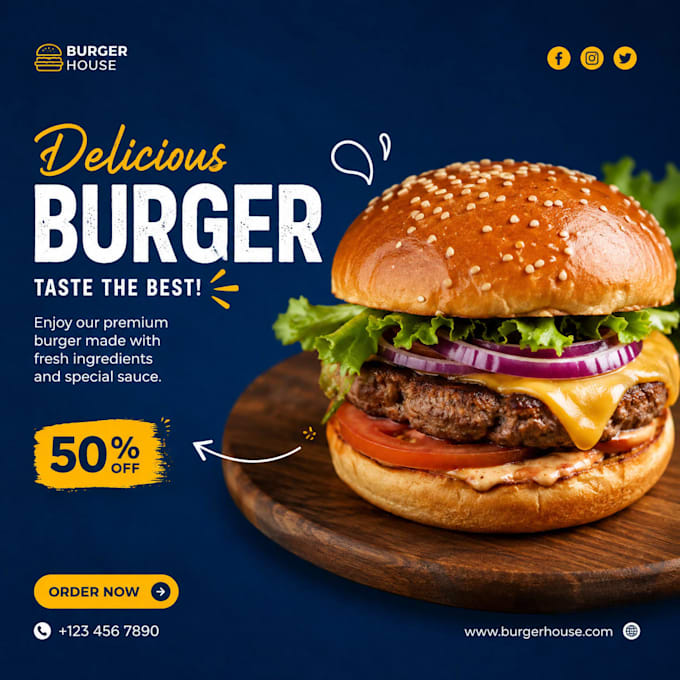 design professional social media posts and advertisements
