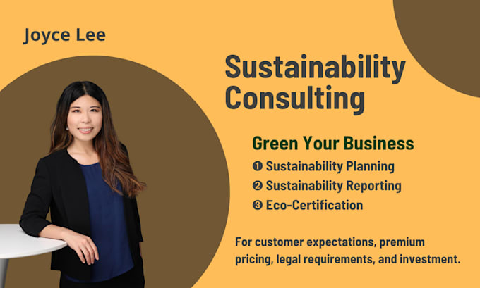 develop a comprehensive sustainability and green strategy for your business