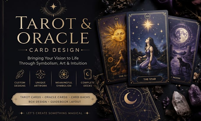 design unique tarot and oracle cards