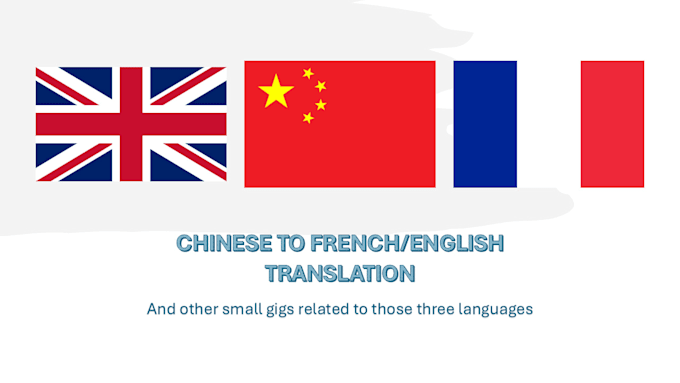 do small gigs related to chinese