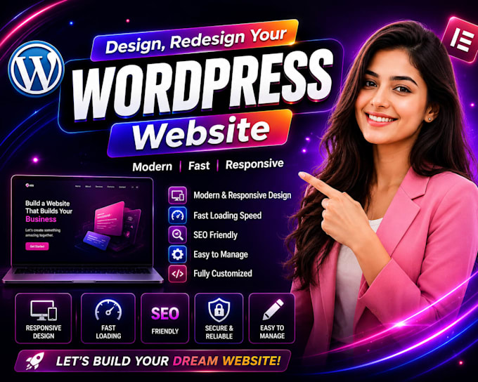 create wordpress clone and landing page design