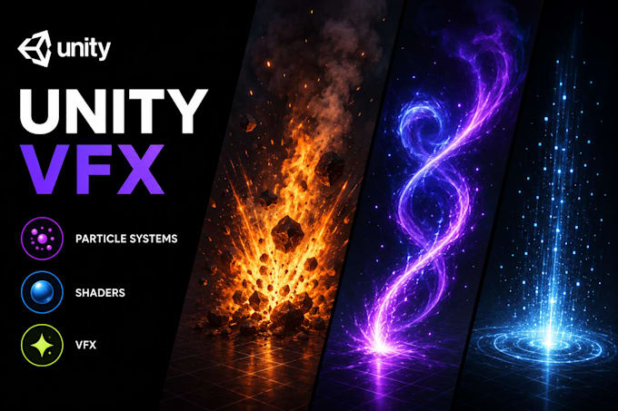 create unity urp shaders, shader graph effects, and custom vfx for your game