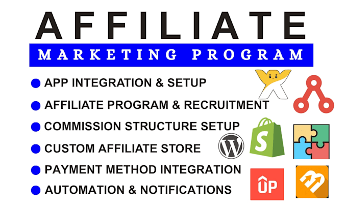 setup shopify affiliate program using goaffpro, uppromote, refersion, cj or awin
