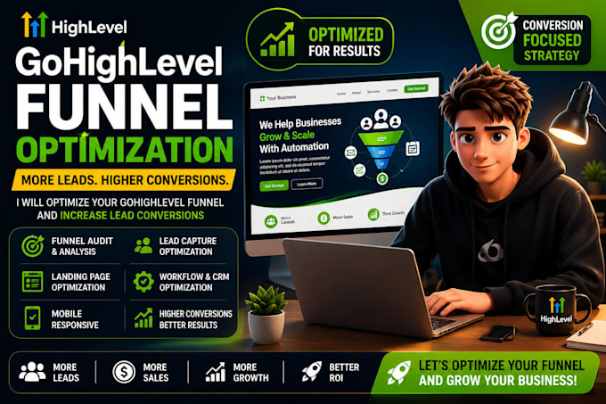 optimize your gohighlevel funnel and increase lead conversions