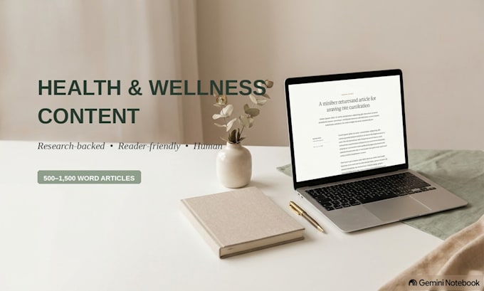 write health and wellness content that connects with readers