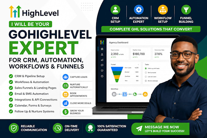 your gohighlevel expert for crm
