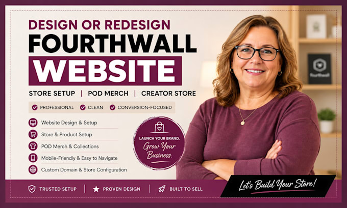 do fourth wall website design setup fourthwall store fourthwall pod merch design