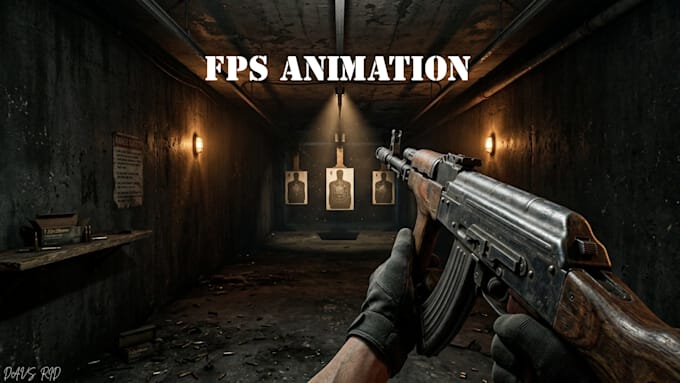 create high quality fps weapon and character animations for unreal engine 5