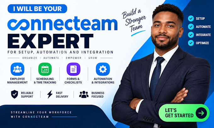 be your connecteam expert for setup, automation and integration