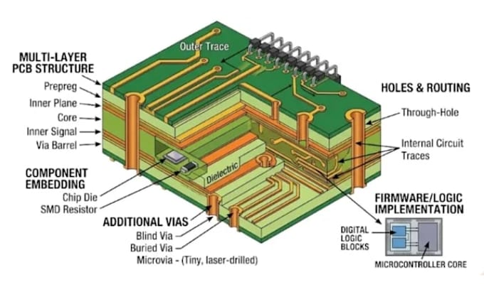 design pcbs for embedded systems, iot, and wireless communication
