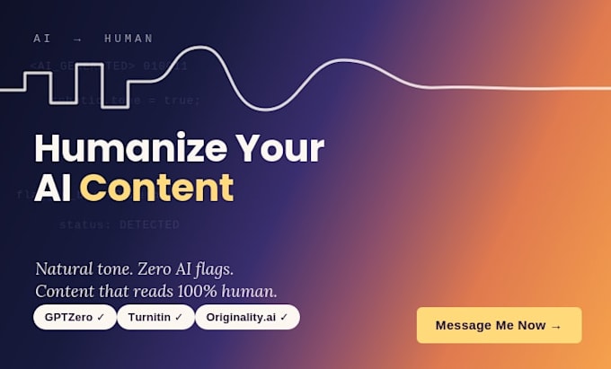humanize ai content, edit and remove ai detection instantly