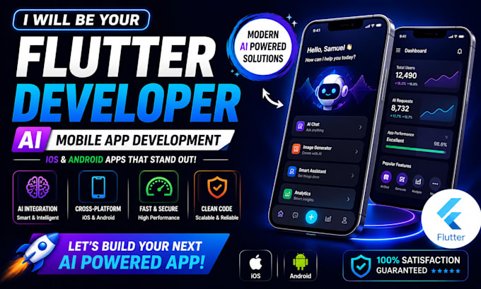 do mobile app development android apps ios apps using flutter app development