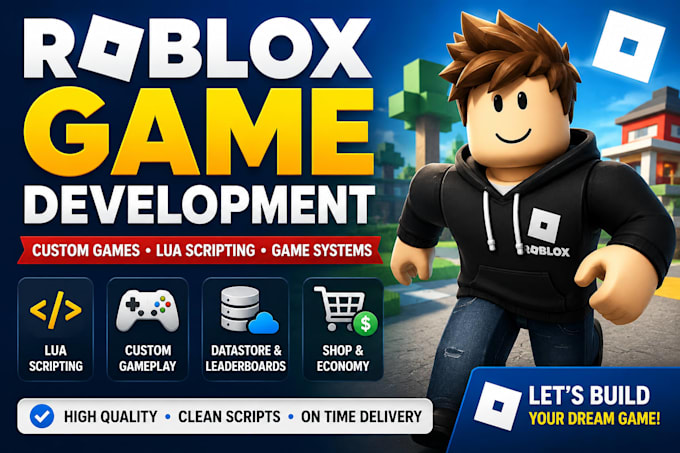 create a custom roblox game in roblox studio with lua scripting