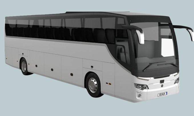 do 3d bus modeling, 3d bus, bus modeling,