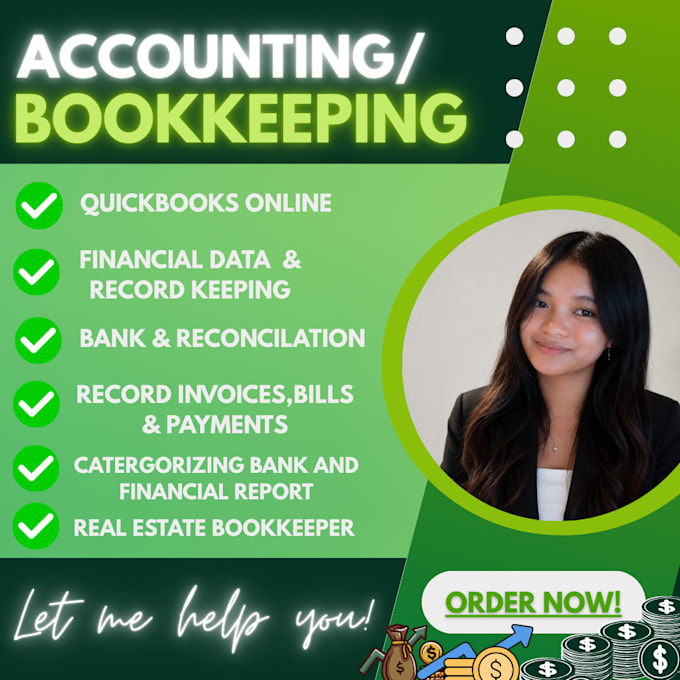 provide accounting and bookkeeping VA services