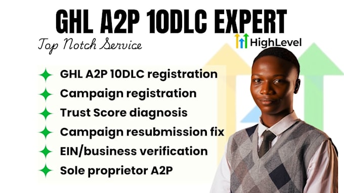 do gohighlevel a2p 10dlc SMS campaign registration approval
