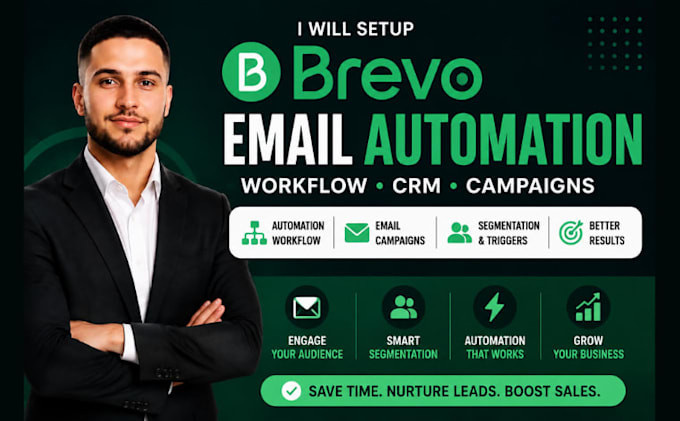setup brevo automation workflow CRM brevo email campaign segmentation triggers