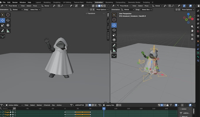 animate your 3d game character for unreal engine and unity