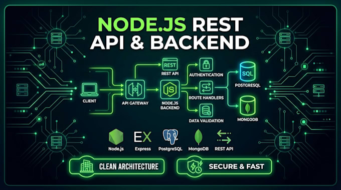 build a nodejs express rest API with postgresql and jwt auth