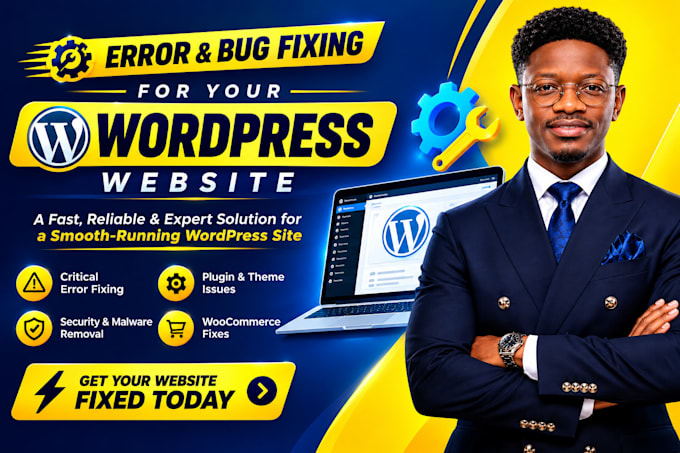 fix wordpress bug error and provide website maintainance