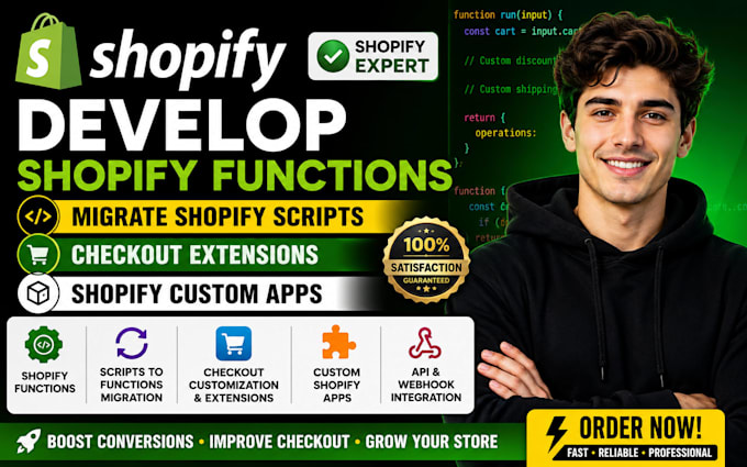 develop shopify functions fix migrate shopify script checkout shopify custom app