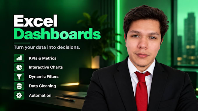 create interactive excel dashboards with charts and kpis
