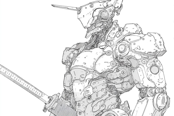 design spectacular robots, cyborgs and mechs